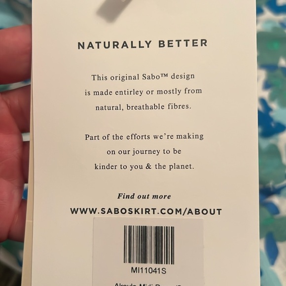 Floral Blue and White Maxi Dress - Picture 6 of 7